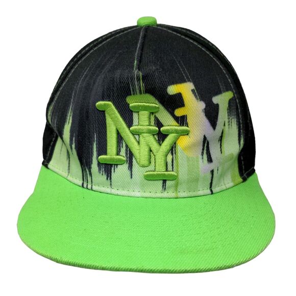 NY New York Snapback Hat Multicolor One Size Embroidered 6 Panel Fashion Cap - Picture 1 of 7